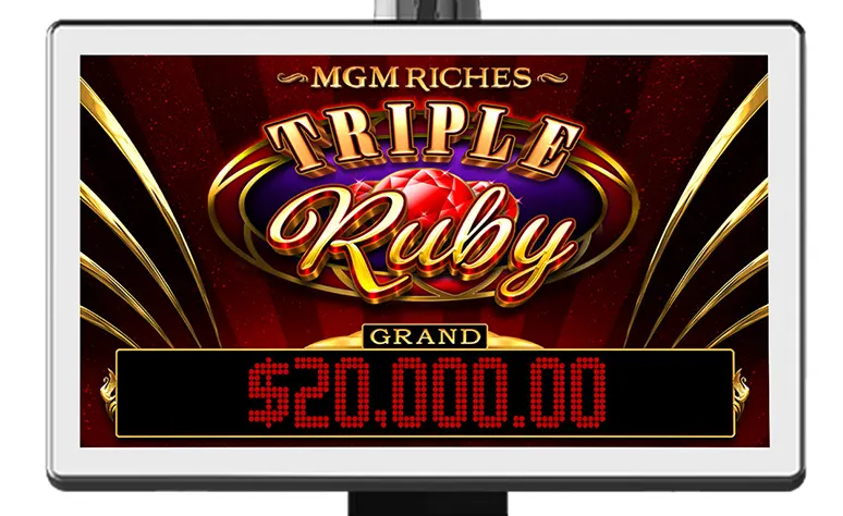 MGM RICHES TRIPLE RUBY MACHINE
