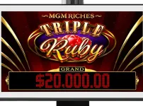 MGM RICHES TRIPLE RUBY MACHINE 